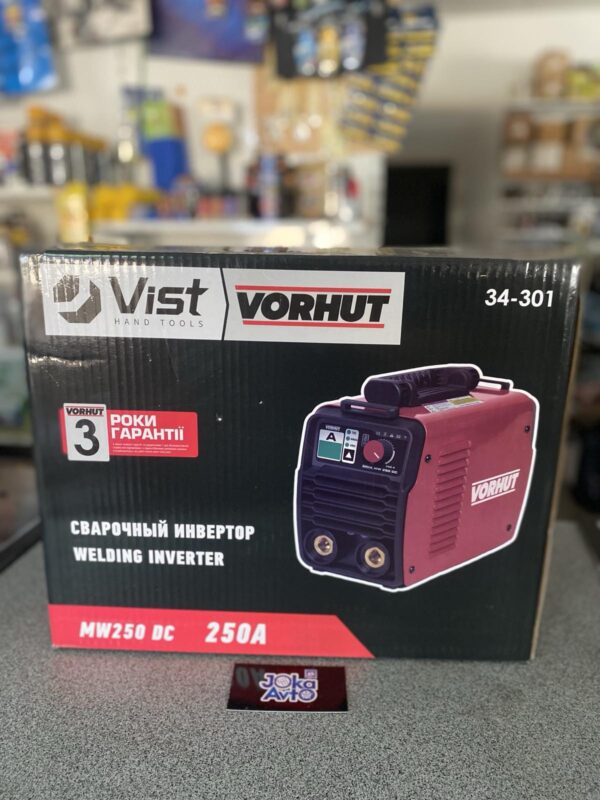 Зварювальний інвертор MW250 DC, 20-250А, 7,5кВА Vorhut | 34-301