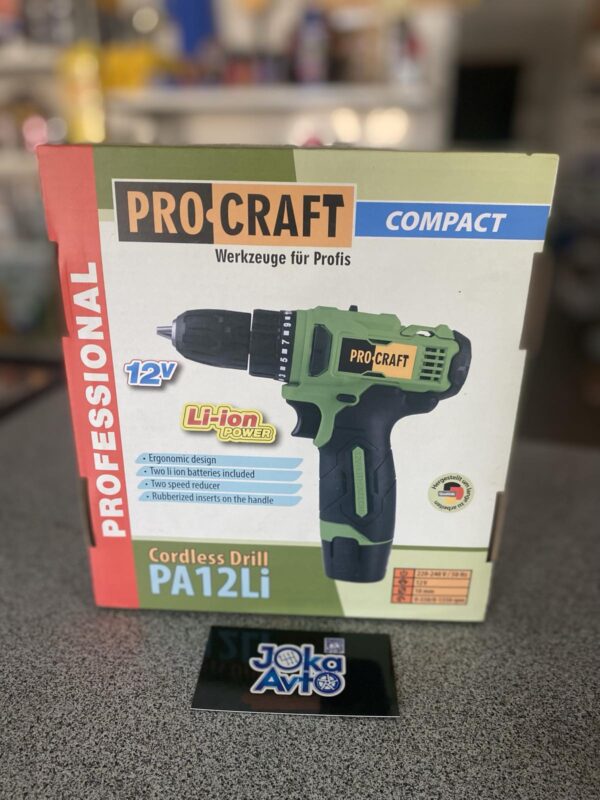 Шуруповерт Procraft PA12Li COMPACT