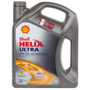 Моторна олива Shell Helix Ultra 5W-30, 4 л (на основі природного газу)