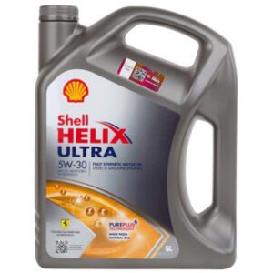 Моторна олива Shell Helix Ultra 5W-30, 5 л (на основі природного газу)
