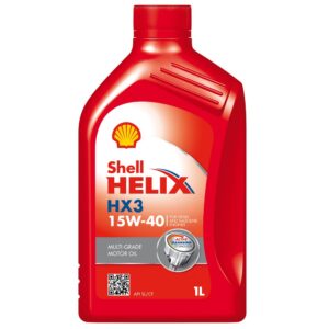 Універсальна всесезонна моторна олива на мінеральній основі | Shell Helix HX3 15W-40, 1л