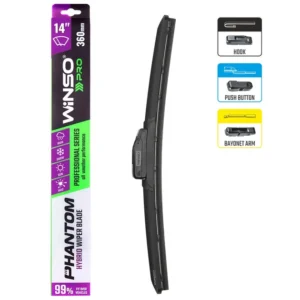 Щітка склоочисника гібридна Winso Phantom Hybrid 360 мм / 14" (арт. 118360) — купити в JokaAvto