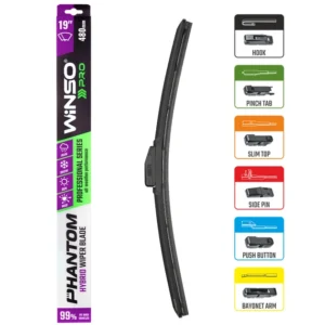 Щітка склоочисника гібридна Winso Phantom Pro Hybrid 480 мм / 19" (арт. 118480) — купити в JokaAvto