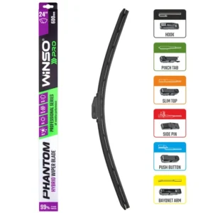 Щітка склоочисника гібридна Winso Phantom Pro Hybrid 600 мм / 24" (арт. 118600) — купити в JokaAvto